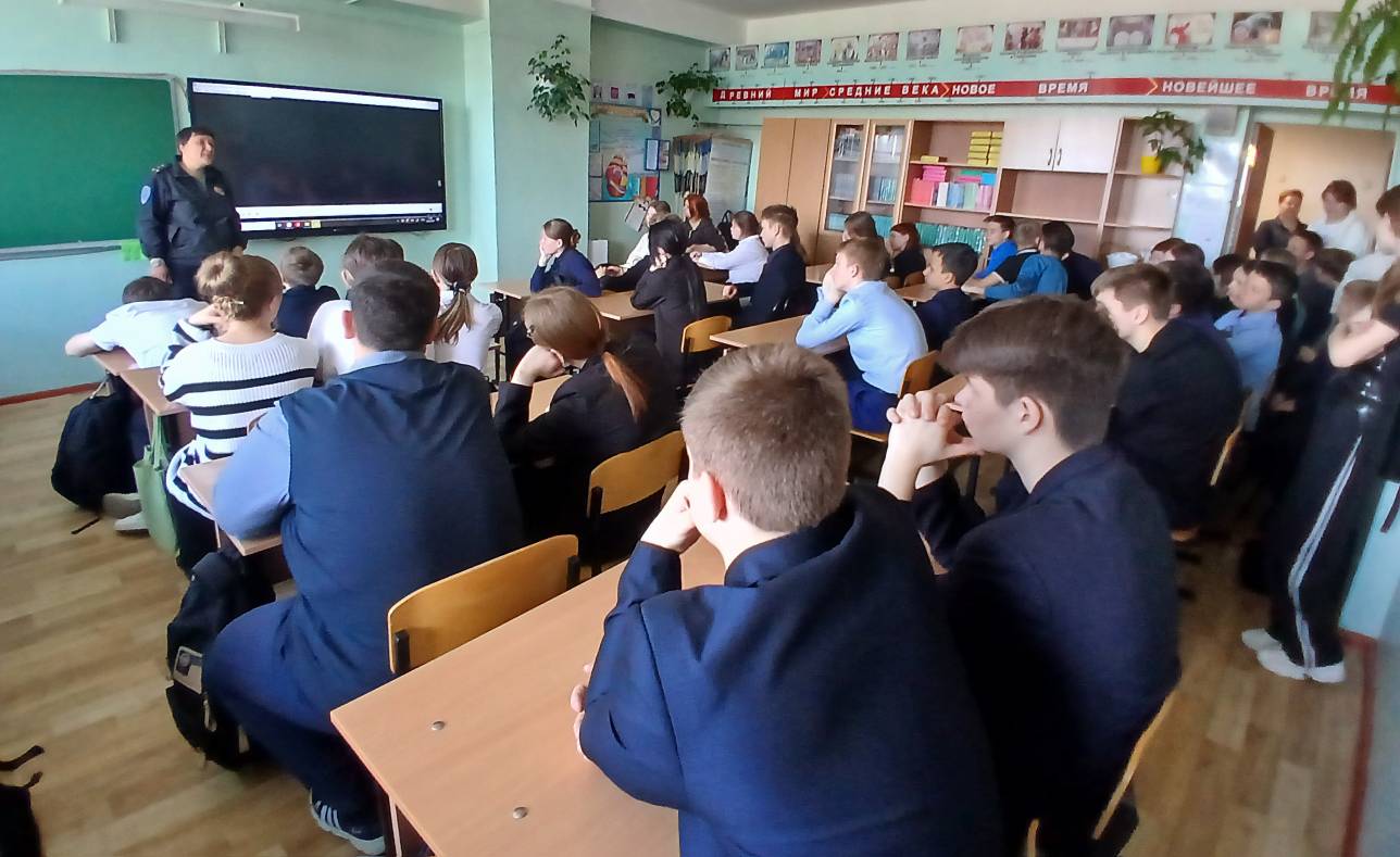 Профвстреча с инспектором ГАИ.